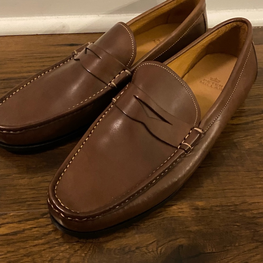 Peter Millar Men's Brown Loafers